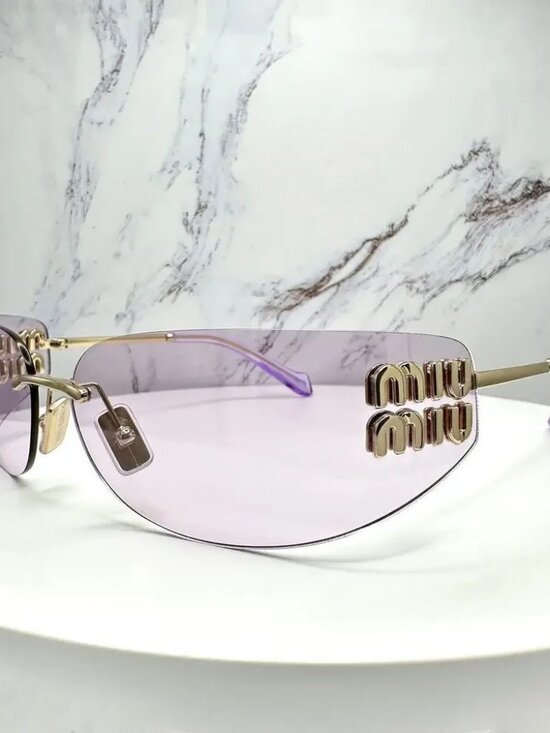 ✨ Miu Miu Rimless Pink Tinted Sunglasses main image 10